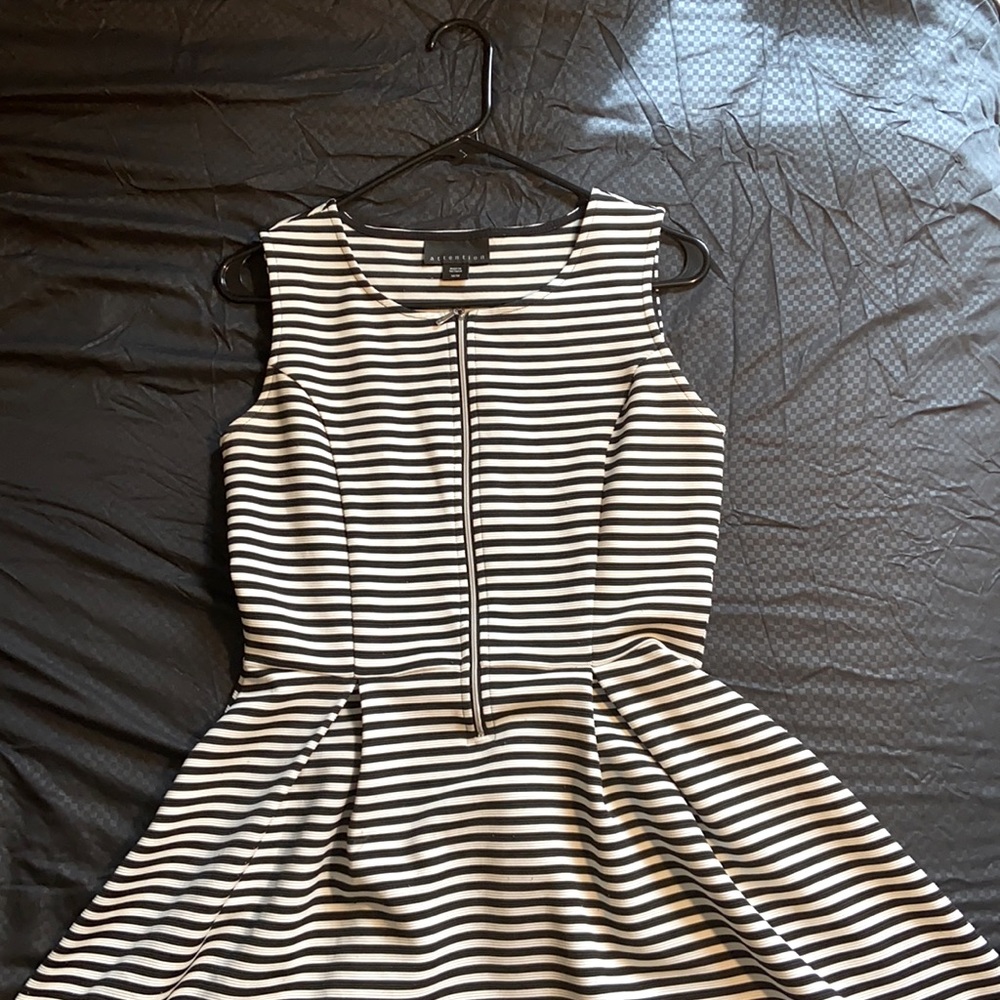 A black/white dress from Attention made in Vietnam